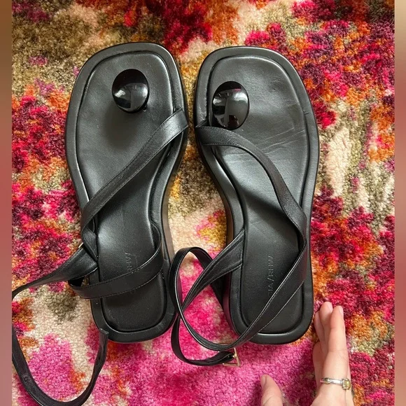 GIA X ROSIE flat wrap sandal size 8 - Picture 8 of 11